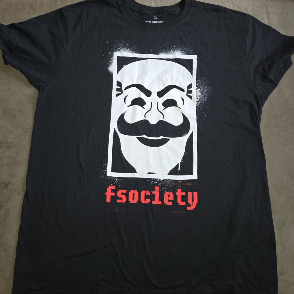 Mr Robot FSociety Loot Crate Exclusive Graphic Tee XL